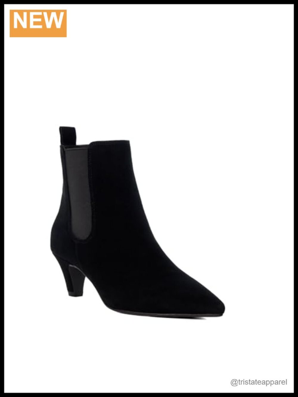 Dune London Womens Ankle Boots Suede Chelsea Kitten Heel Pointed Toe